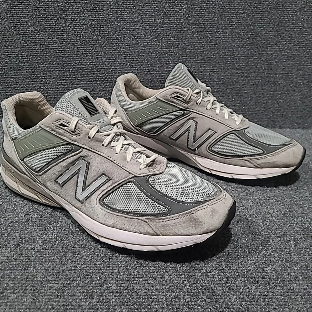 New Balance 990v5 Shoes Mens Size 14 B Athletic Running Gray M990GL5